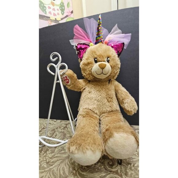 Unicorn Sequin Headband with Tulle Accents - Picture 3 of 6